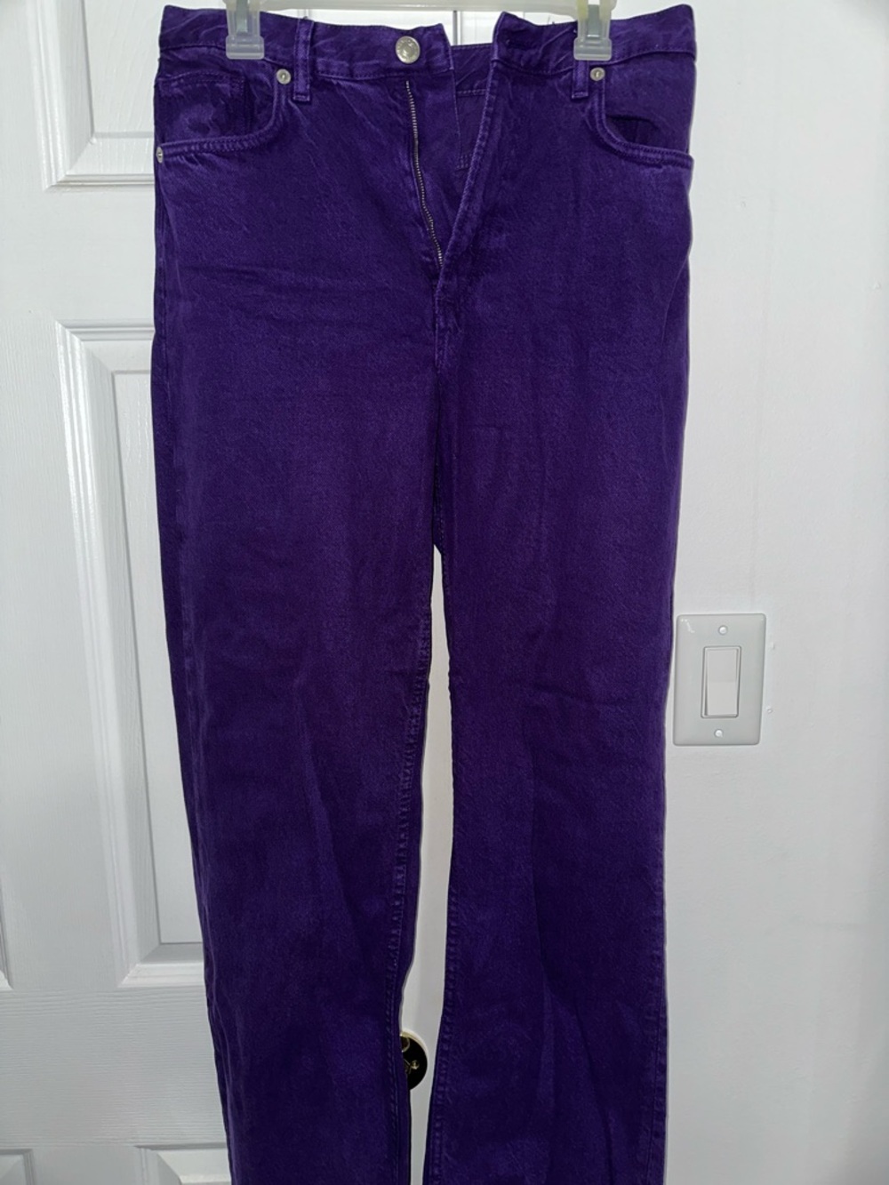 Deep Purple Denim Zara Jeans